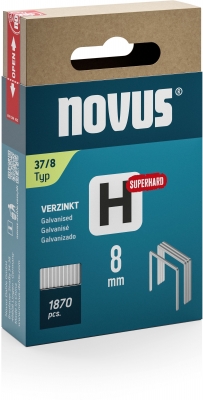 Capse Novus sarma subtire, H tip 37, super rezistente 8 mm, 1870 buc/cutie